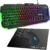 The G-Lab – Combo Hélium – Ensemble Gaming – Clavier Souris Tapis De Souris Antidérapant